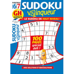 Sudoku vainqueur N°81 F6/7