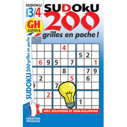 Sudoku 200 grilles F3/4 -...