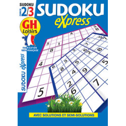 Sudoku express N°35 - Mars 23