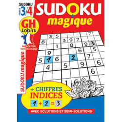 Sudoku magique N°29 - Août 23