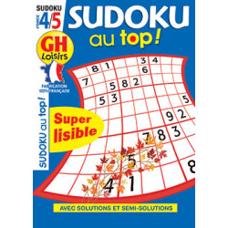 Sudoku au top N°19 - Oct 23