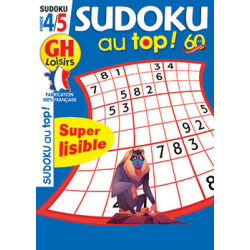Sudoku au top N°21 - Avril 24