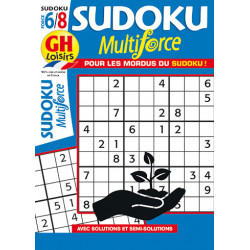 Sudoku Multiforce N°45 F6/8