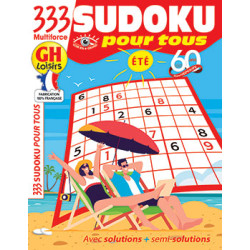 333 Sudoku pour tous N°53 -...