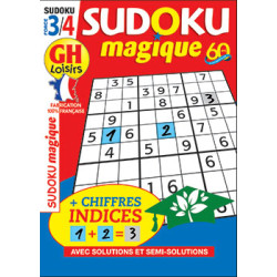 Sudoku magique N°33 - Août 24