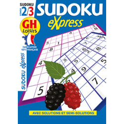 Sudoku express N°51 - Mai 26