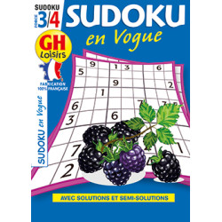 Sudoku en vogue N°34 - Sept 26
