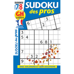 Sudoku des pros N°48 - Sept 26